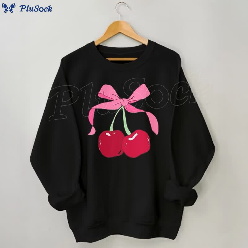 Plus Size Big Cherry Sweatshirt