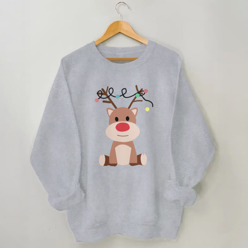 Plus Size Elk Sweatshirt