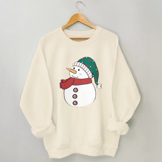 Plus Size Snowman Sweatshirt