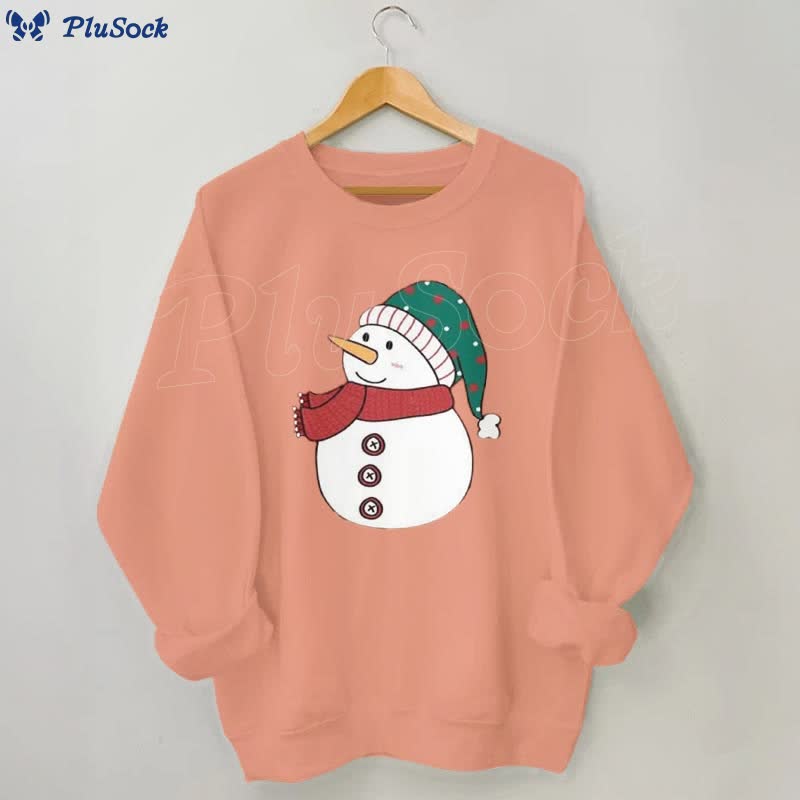 Plus Size Snowman Sweatshirt