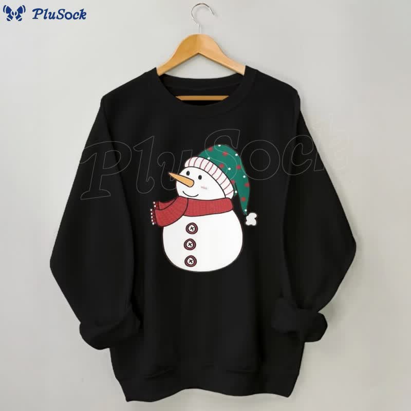 Plus Size Snowman Sweatshirt