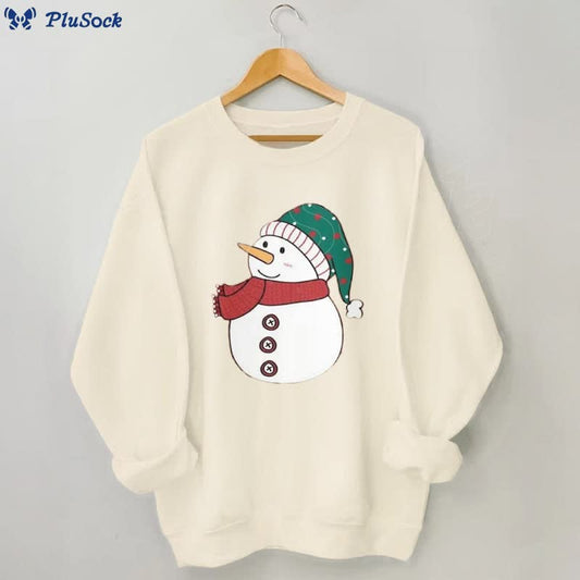 Plus Size Snowman Sweatshirt