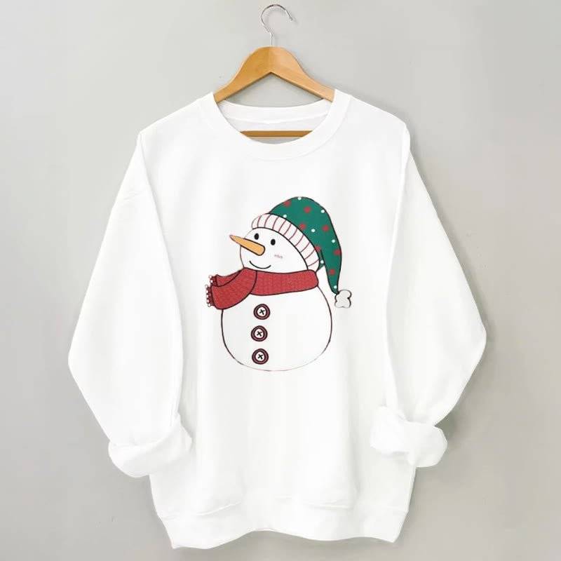 Plus Size Snowman Sweatshirt