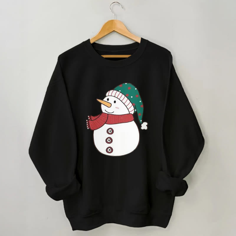 Plus Size Snowman Sweatshirt