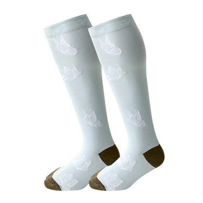 2XL-7XL Plus Size Penguin Fox Compression Socks(3 Pairs)