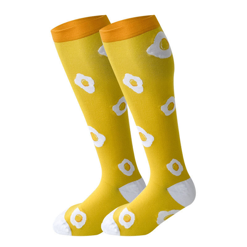 2XL-7XL Plus Size Yellow Series Compression Socks(3 Pairs)