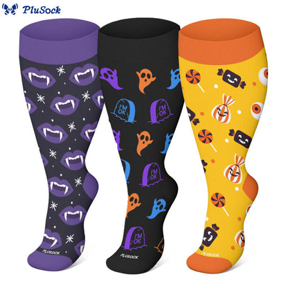 Plus Size Halloween Series Compression Socks