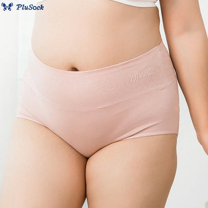 Plus Size High Waist Stretchy Panty(4 Packs)