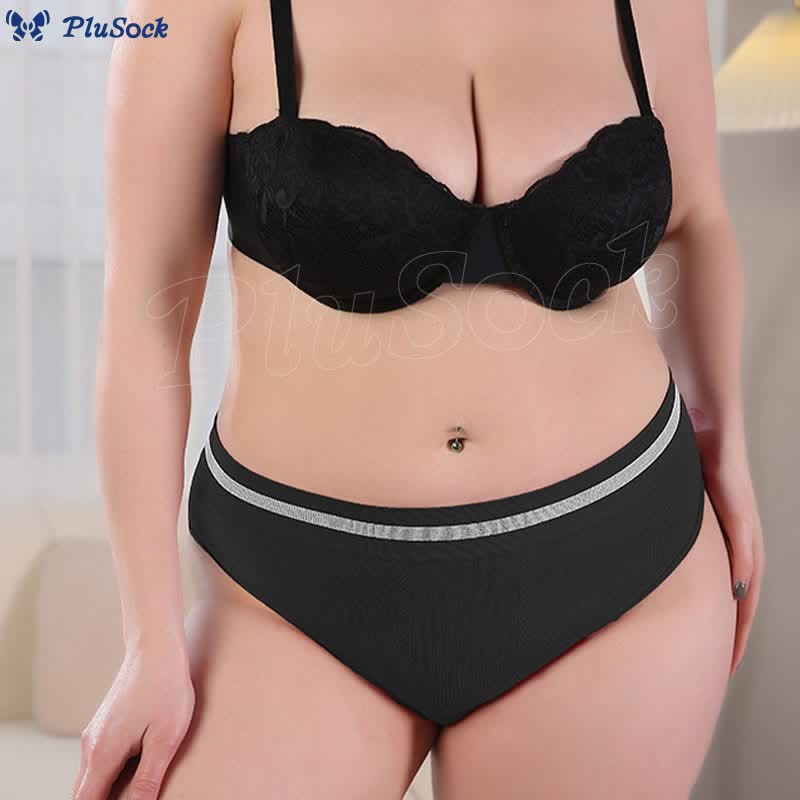 Plus Size Breathable Seamless Panty(4 Packs)