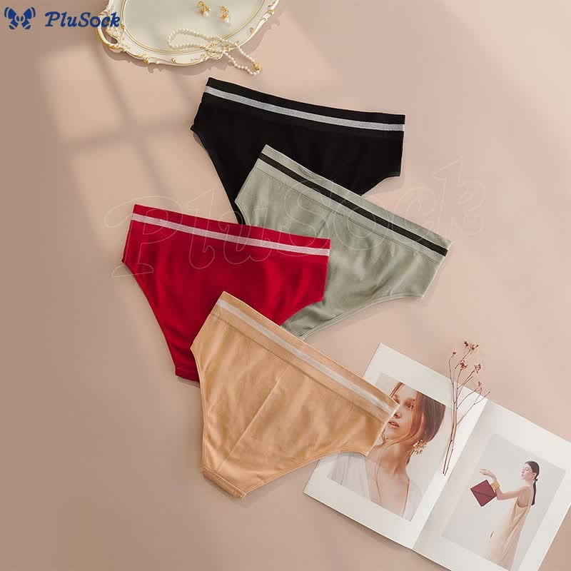 Plus Size Breathable Seamless Panty(4 Packs)