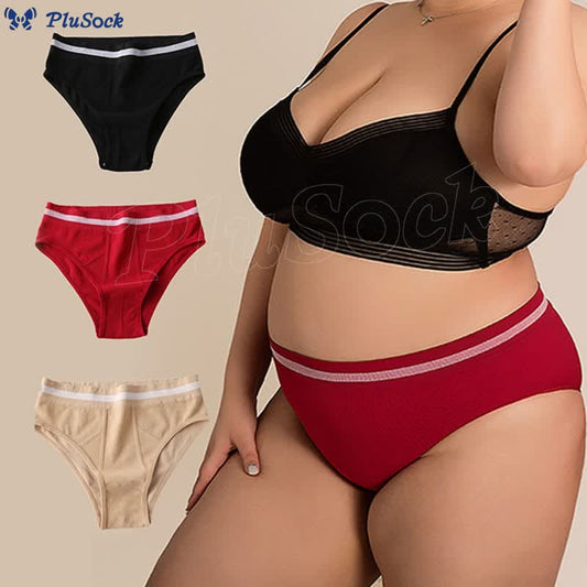 Plus Size Breathable Seamless Panty(4 Packs)