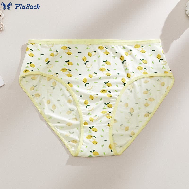 Plus Size Cute Pattern Panty(7 Packs)