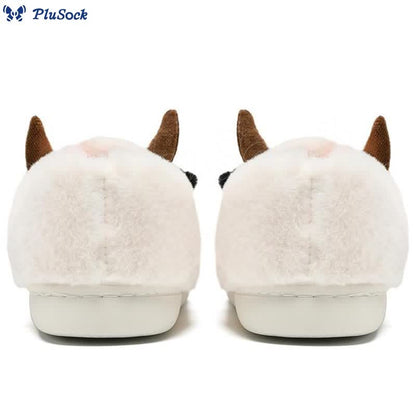 Plus Size Dairy Cow Slippers