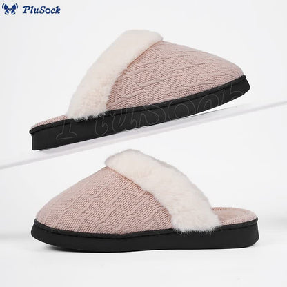 Plus Size Warm V Shaped Slippers