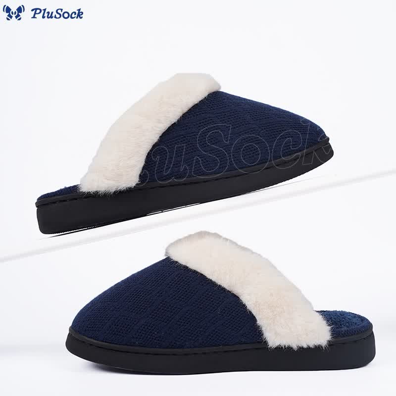 Plus Size Warm V Shaped Slippers