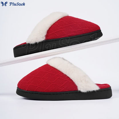 Plus Size Warm V Shaped Slippers