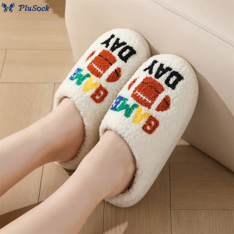 Plus Size Rugby Slippers