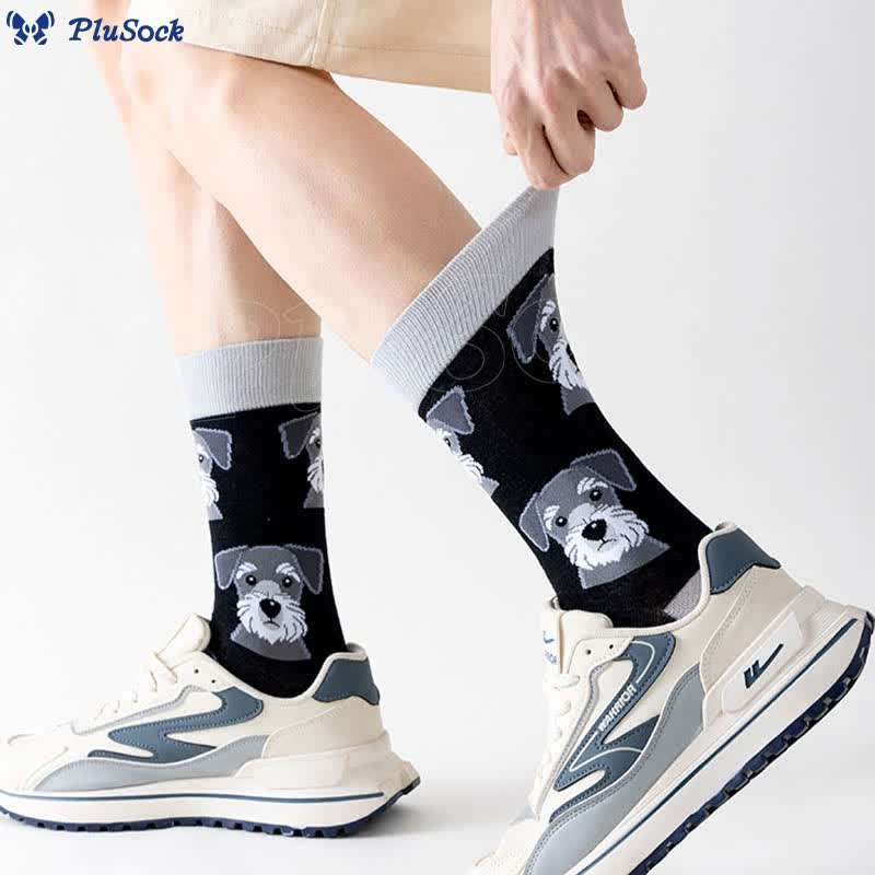 Panda Dog Cat Quarter Socks(5 Pairs)