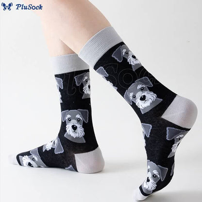 Panda Dog Cat Quarter Socks(5 Pairs)