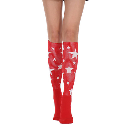 Star Knee High Socks(3 Pairs)