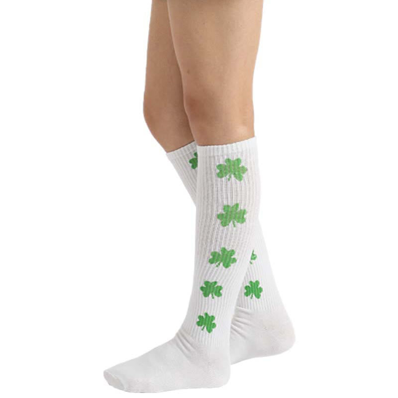 Four Leaf Clover Knee High Socks(4 Pairs)