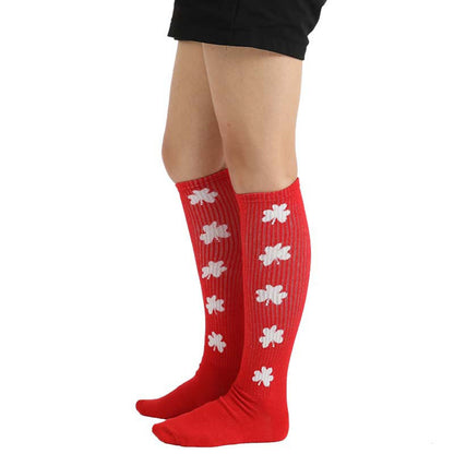 Four Leaf Clover Knee High Socks(4 Pairs)