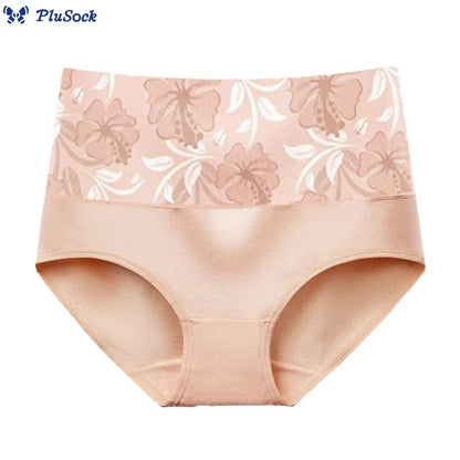 Plus Size Pure Color Flowers Panty(3 Packs)