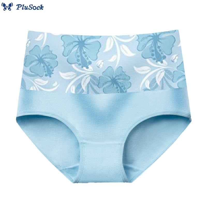 Plus Size Pure Color Flowers Panty(3 Packs)