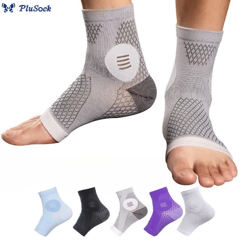 Open Toe Sweat Wicking Ankle Braces(2 Pairs)