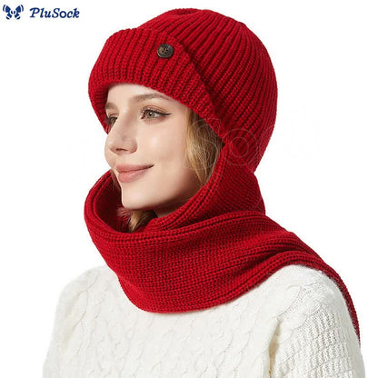 Ear Protection Beanie Scarf 2 In 1 Set