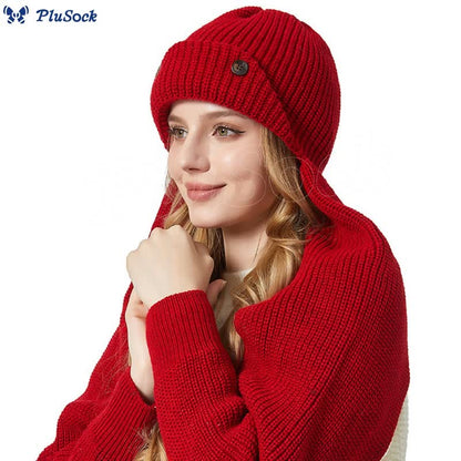 Ear Protection Beanie Scarf 2 In 1 Set