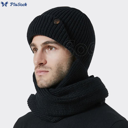 Ear Protection Beanie Scarf 2 In 1 Set