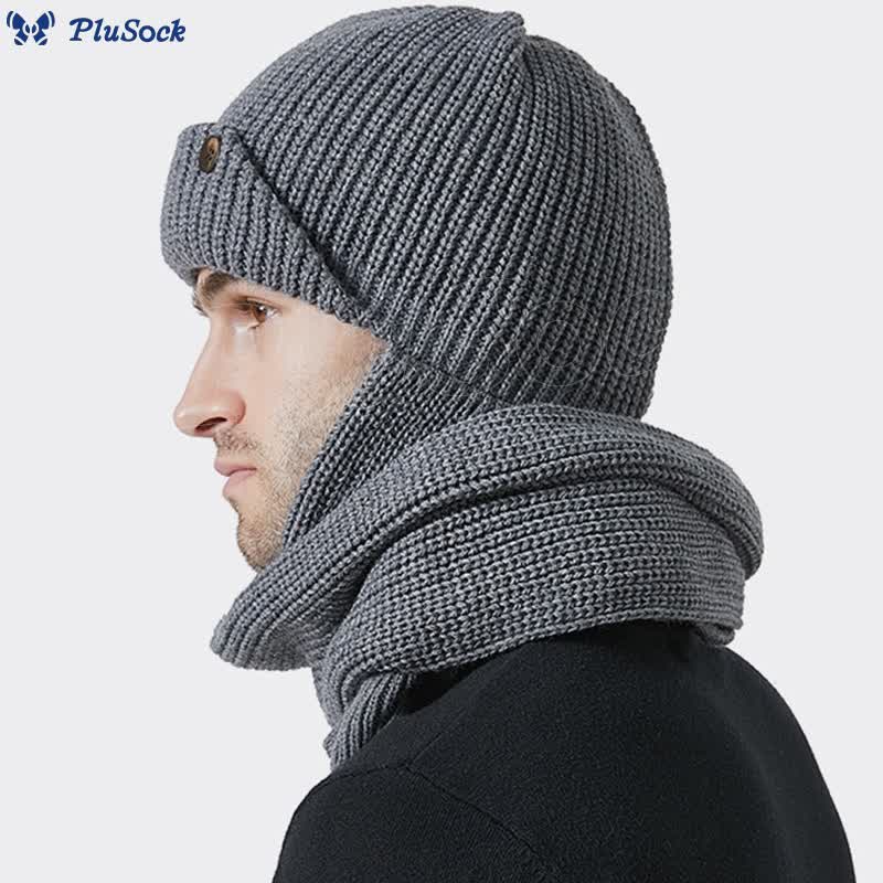 Ear Protection Beanie Scarf 2 In 1 Set