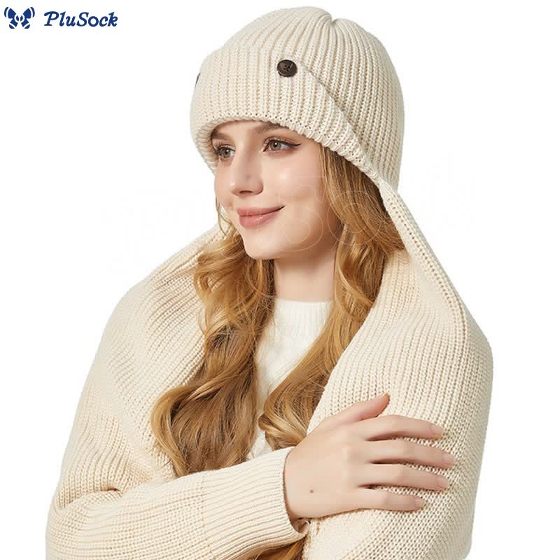 Ear Protection Beanie Scarf 2 In 1 Set