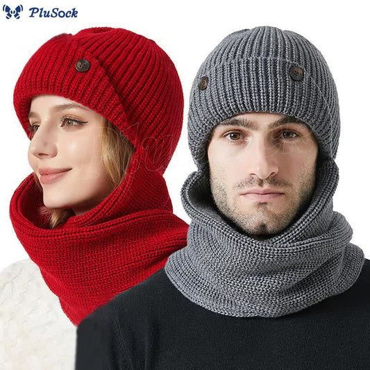 Ear Protection Beanie Scarf 2 In 1 Set