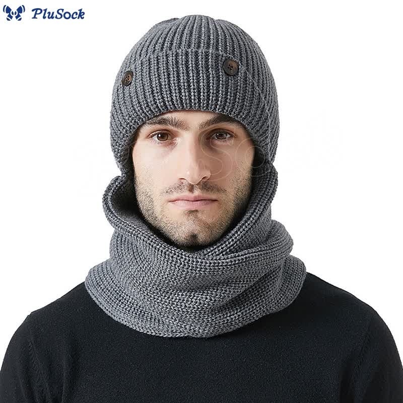 Ear Protection Beanie Scarf 2 In 1 Set