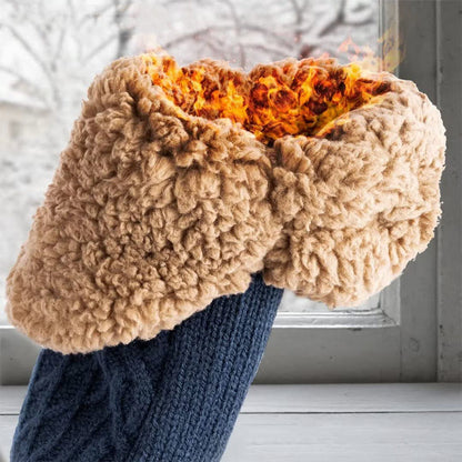 Plus Size Thickened Knitted Home Slipper Socks