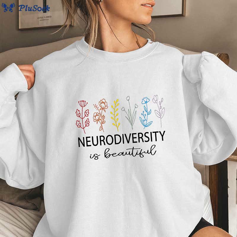 Plus Size Flower Text Sweatshirt