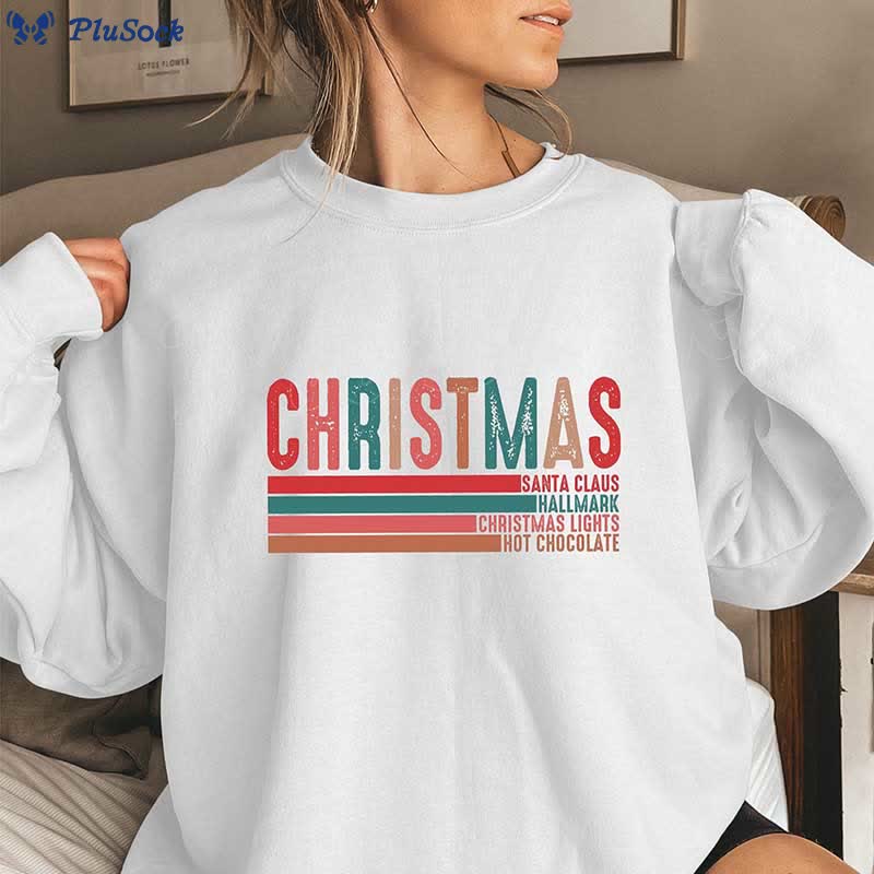 Plus Size Retro Christmas Sweatshirt