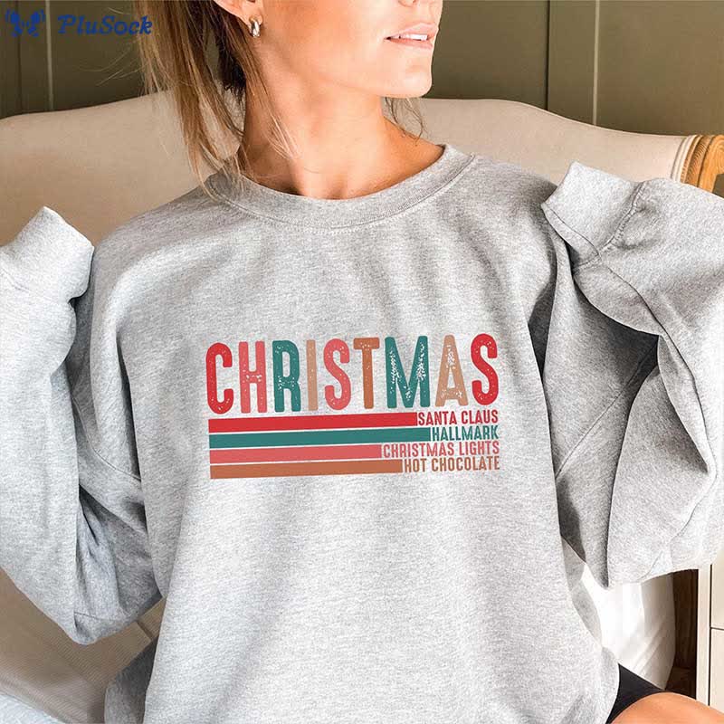 Plus Size Retro Christmas Sweatshirt