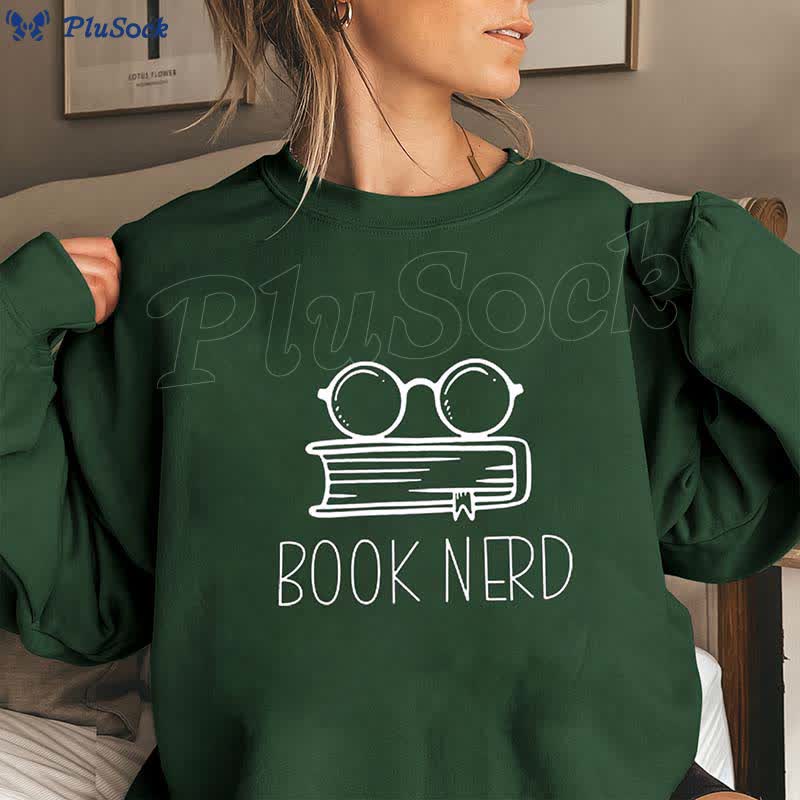 Plus Size Book Nerd Sweatshirt