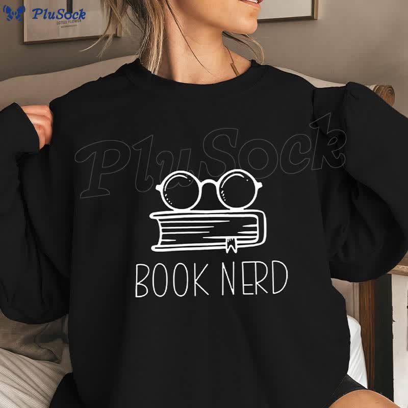 Plus Size Book Nerd Sweatshirt