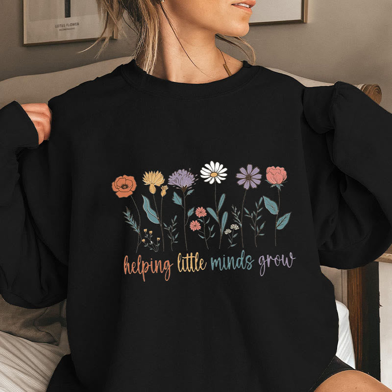 Plus Size Grow Flowers Sweatshirt