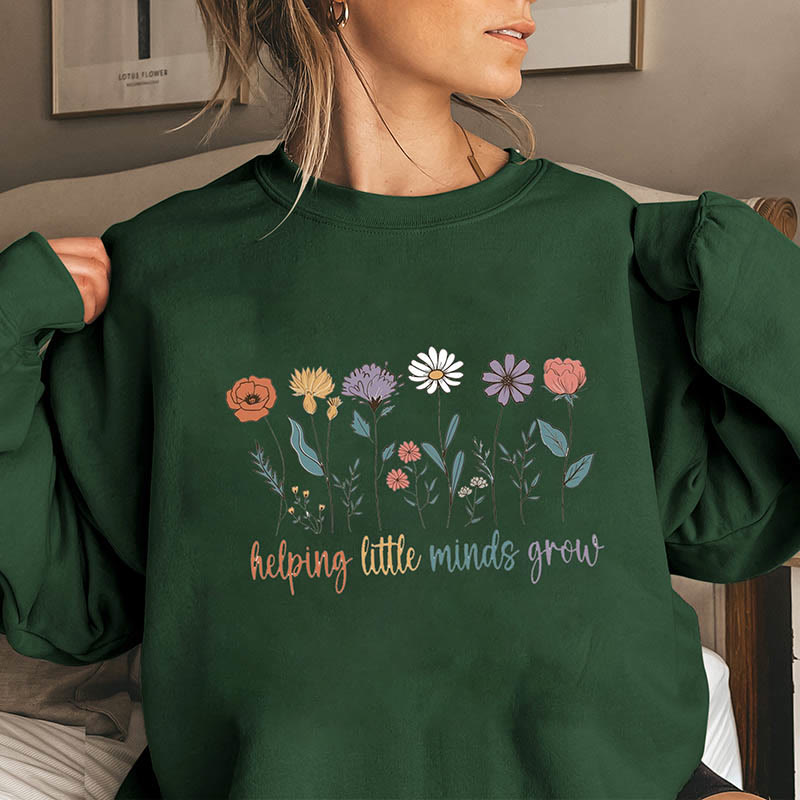 Plus Size Grow Flowers Sweatshirt