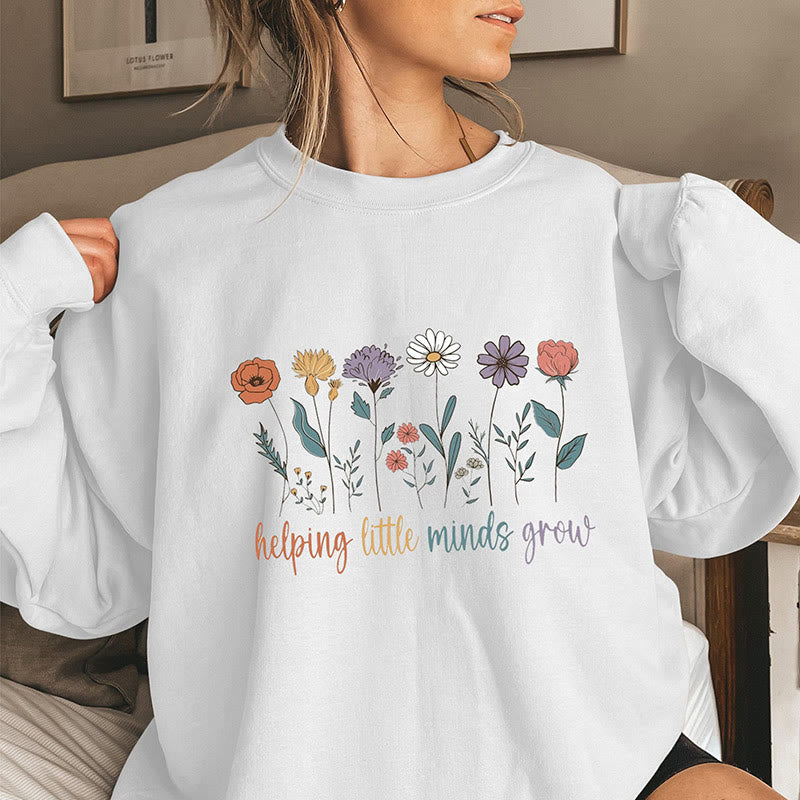 Plus Size Grow Flowers Sweatshirt