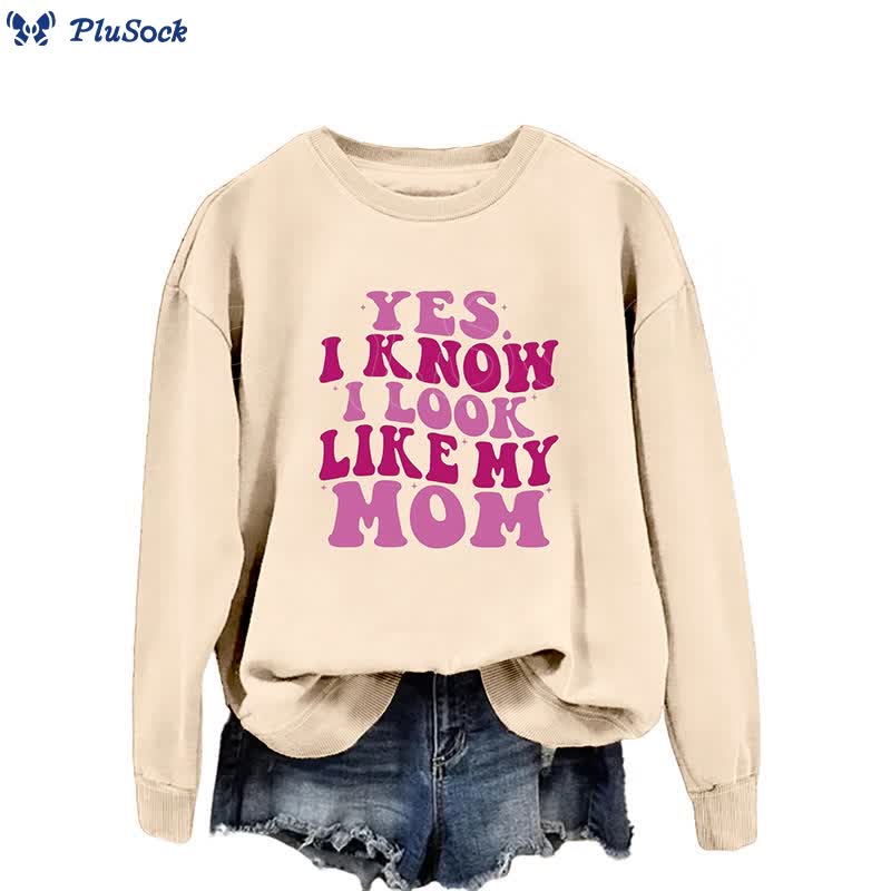 Plus Size Purple Letters Sweatshirt