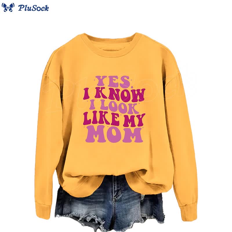 Plus Size Purple Letters Sweatshirt