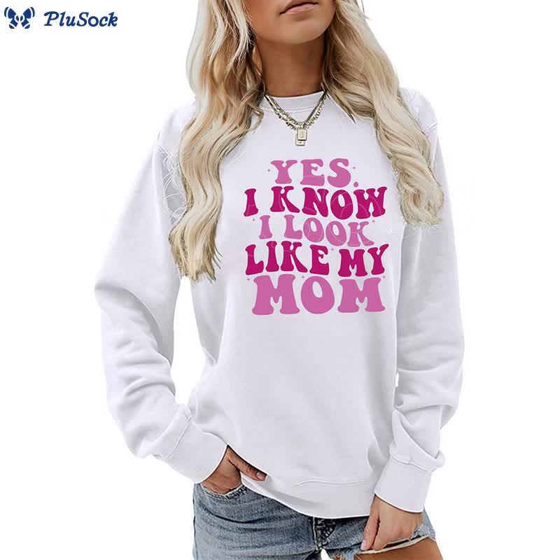 Plus Size Purple Letters Sweatshirt