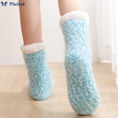 Plus Size Warm Thick Slipper Socks(2 Pairs)