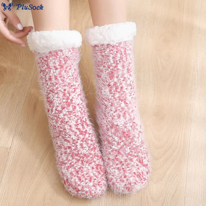 Plus Size Warm Thick Slipper Socks(2 Pairs)